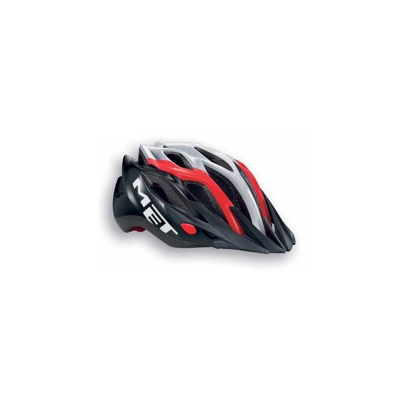 Compra Casco Met Crossover Rojo y Negro - Estilo y Seguridad