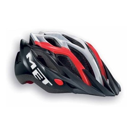 Compra Casco Met Crossover Rojo y Negro - Estilo y Seguridad