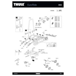Portabicicletas Thule EuroRide 943005: ¡Lleva 3 Bicis Ya!