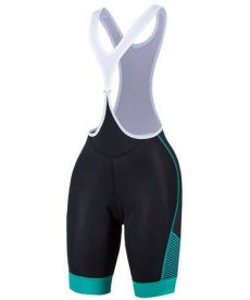 Culotte Ciclista Spiuk Performance Woman Negro y Verde