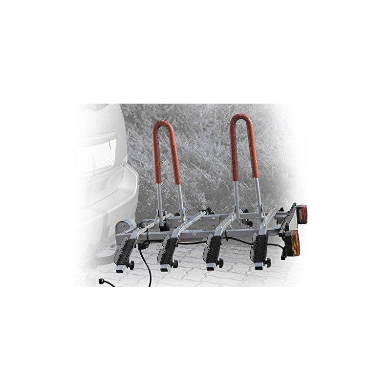 Portabicicletas Summit SUM-607: ¡Lleva 4 Bicis Fácilmente!