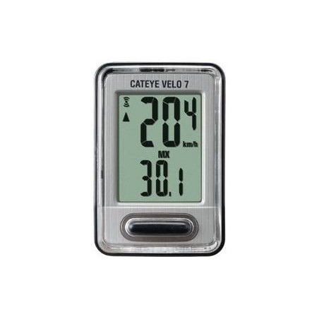 CuentaKilómetros Cateye VELO 7 Negro: Precisión y Estilo - ¡Compra Ya!