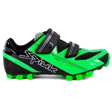 Compra Zapatillas Spiuk Uhra MTB Verdes y Negras - ¡Confort y Estilo!