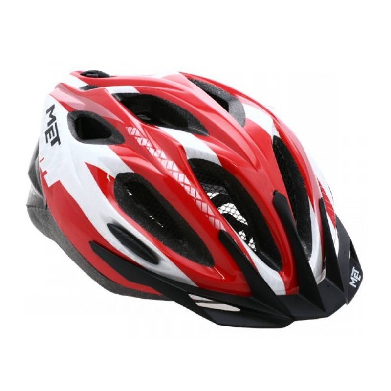 Compra Casco Met Xilo Rojo y Blanco: Seguridad y Estilo