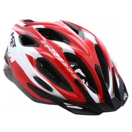 Compra Casco Met Xilo Rojo y Blanco: Seguridad y Estilo