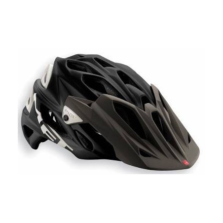 Casco Met Parabellum Negro y Blanco: Seguridad y Estilo ¡Compra Ya!