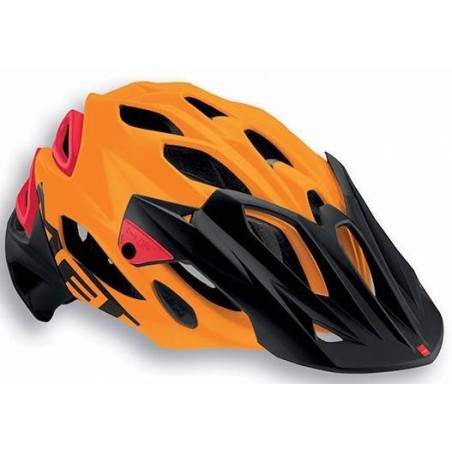 Compra Casco Met Parabellum Naranja y Rojo: Estilo y Seguridad