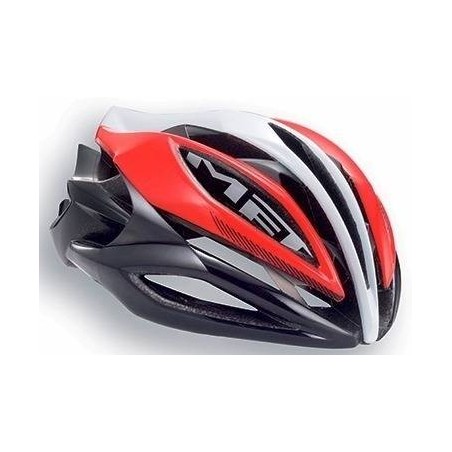Compra Casco Met Sine Thesis Rojo y Blanco: Ligero y Seguro