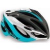 Compra Casco Met Inferno Negro y Cyan: Ligero y Seguro