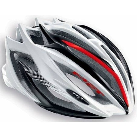 Compra Casco Met Estro: Estilo y Seguridad en Rojo, Negro y Blanco