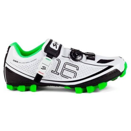 Zapatillas Spiuk 16M Blancas y Verdes: ¡Comodidad y Estilo!