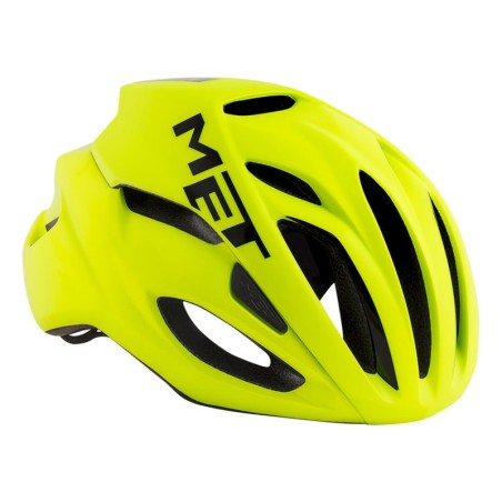 Casco MET Rivale Amarillo Fluor: Ligero y Seguro, ¡Compra Ya!