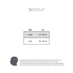 Compra Casco Dotout Kabrio HT Negro Blanco: Ligero y Seguro