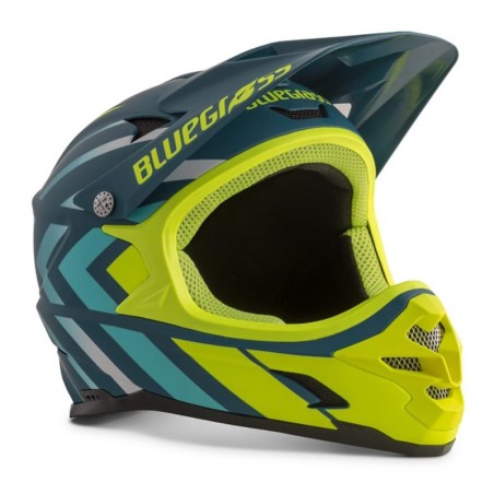 Compra Casco Bluegrass Intox Azul Amarillo: Estilo y Seguridad