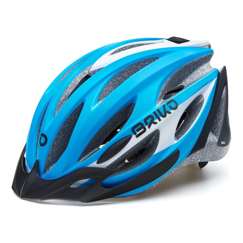 Casco Briko Shire Azul Negro Gris Mate - Seguridad y Estilo ¡Compra Ahora!