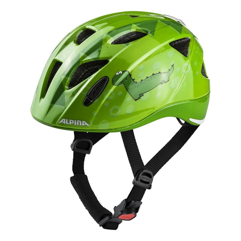 Casco Alpina XIMO Flash Verde Infantil: Seguridad y Estilo ¡Compra Ahora!