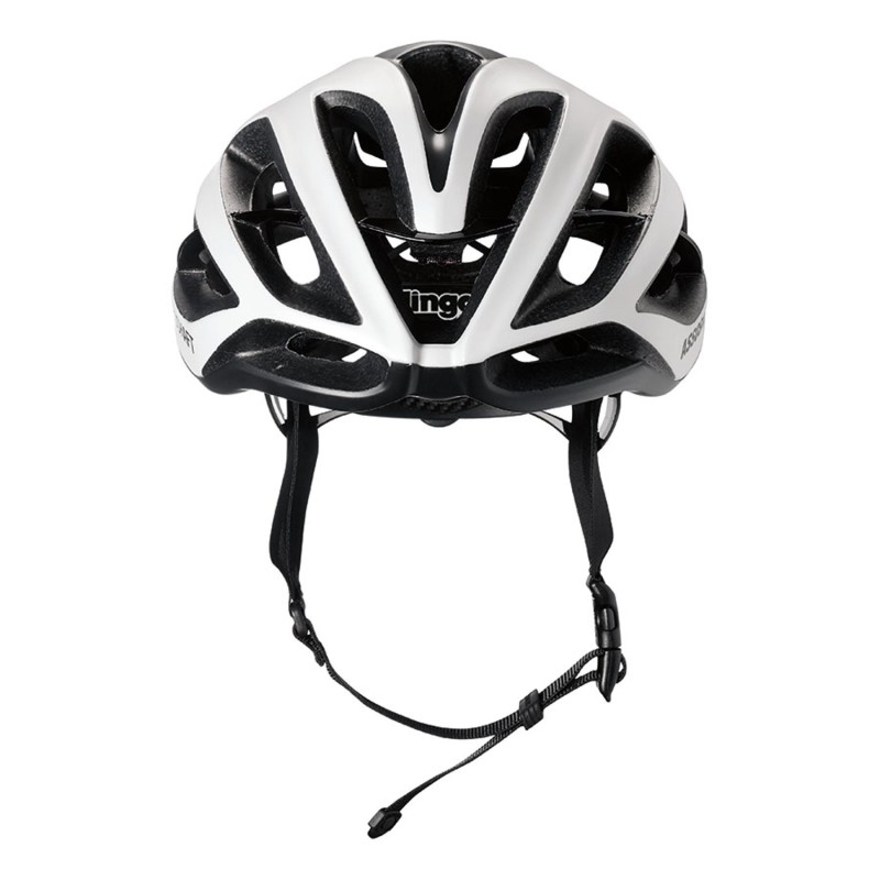 Casco Assos Jingo RS Blanco Negro - Ligero y Seguro ¡Compra Ya!