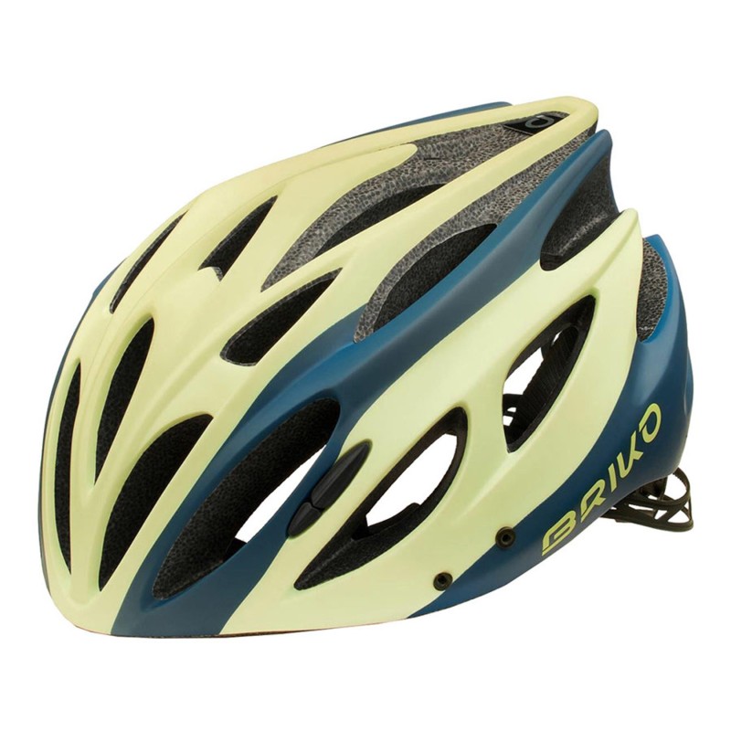 Casco Briko Kiso Verde Azul Mate: Estilo y Seguridad, ¡Compra Ya!