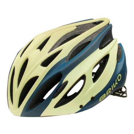 Casco Briko Kiso Verde Azul Mate: Estilo y Seguridad, ¡Compra Ya!