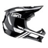 Casco 100% Trajecta Blanco Negro: Seguridad y Estilo - ¡Compra Ya!
