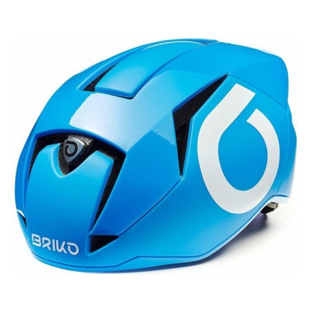 Casco Briko Gass 2.0 Azul Claro Blanco: Seguridad y Estilo - ¡Compra Ahora!
