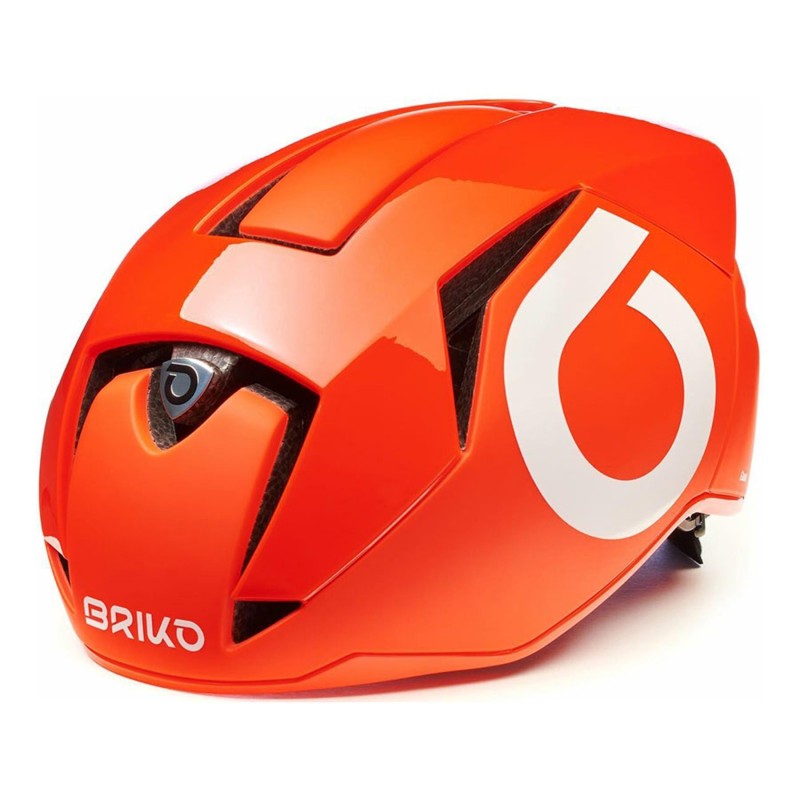 Casco Briko Gass 2.0 Naranja Blanco: Seguridad y Estilo ¡Compra Ya!