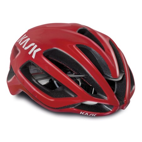 Casco Kask Protone Rojo: Ligero y Aerodinámico - ¡Compra Ya!