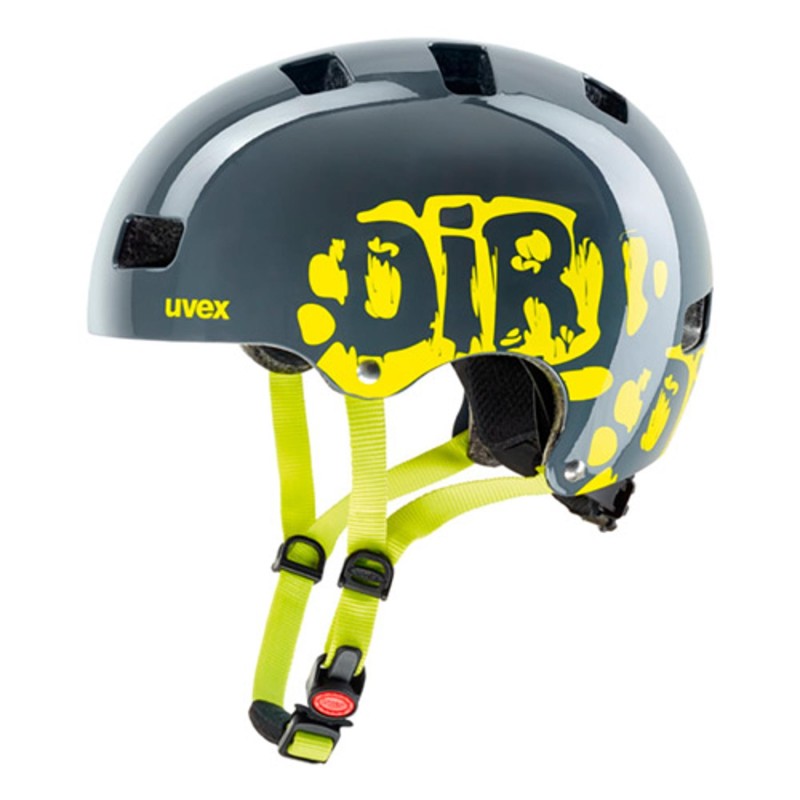 Casco Uvex Kid 3 Dirtbike Gris Verde: Seguridad y Estilo - ¡Compra Ahora!