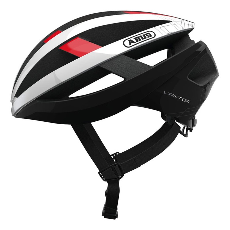 Casco Abus Viantor Rojo: Ligero y Seguro - ¡Compra Ahora!