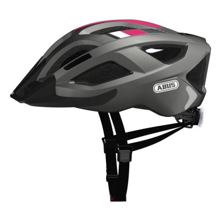 Casco Abus Aduro 2.0 Gris Rosa: Seguridad y Estilo ¡Compra Ya!