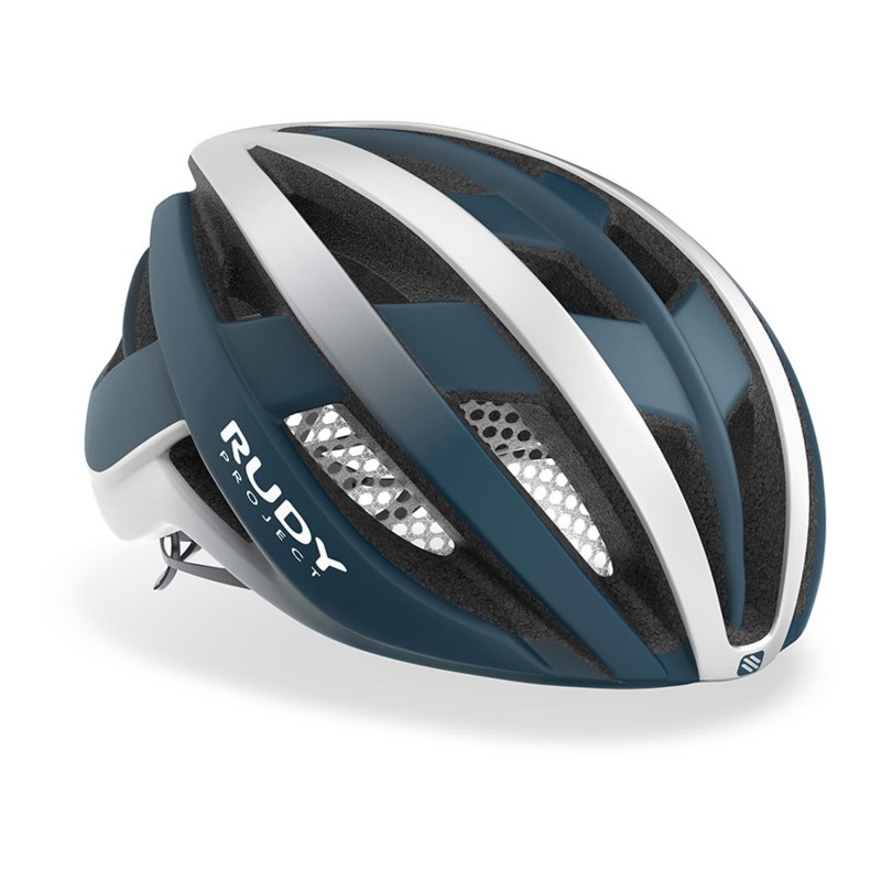 Casco Rudy Project Venger Azul Blanco: Ligereza y Estilo - ¡Compra Ahora!