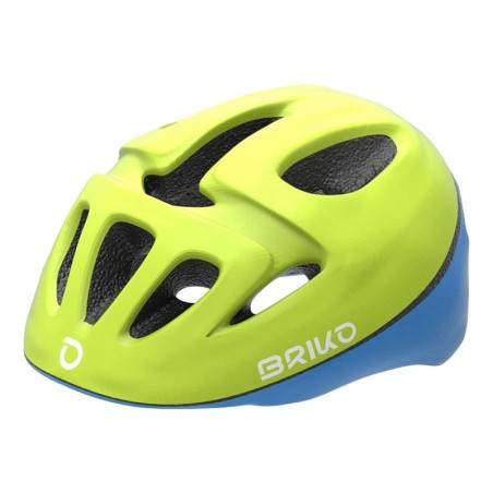 Compra el Casco Briko Fury Verde Azul Infantil - Seguridad y Estilo