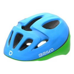 Casco Briko Fury Azul Verde Infantil: ¡Seguridad y Estilo!