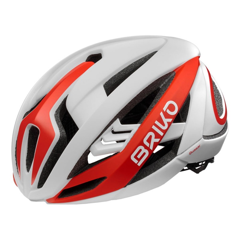 Casco Briko Quasar Blanco con Logo Rojo - ¡Compra Ahora!