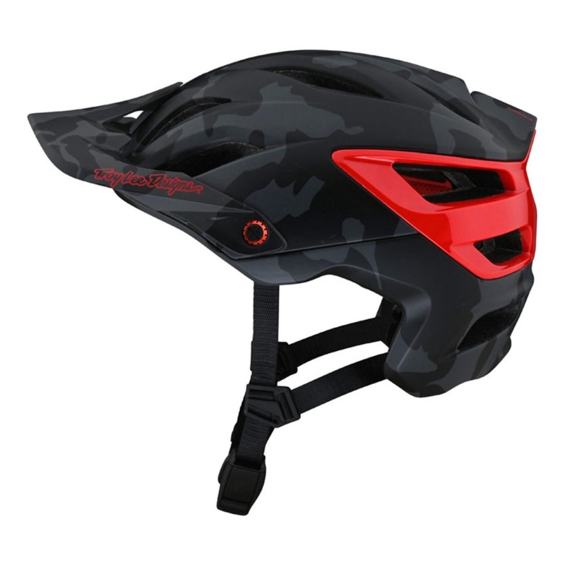 Compra Casco Troy Lee A3 MIPS Gris Rojo - Seguridad y Estilo