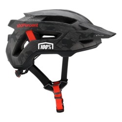 Compra Casco 100% Altis Negro Claro Rojo - Seguridad y Estilo