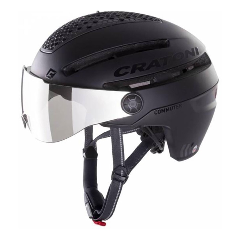 Casco Cratoni Commuter Pedalec Negro Mate: Estilo y Seguridad ¡Compra Ahora!