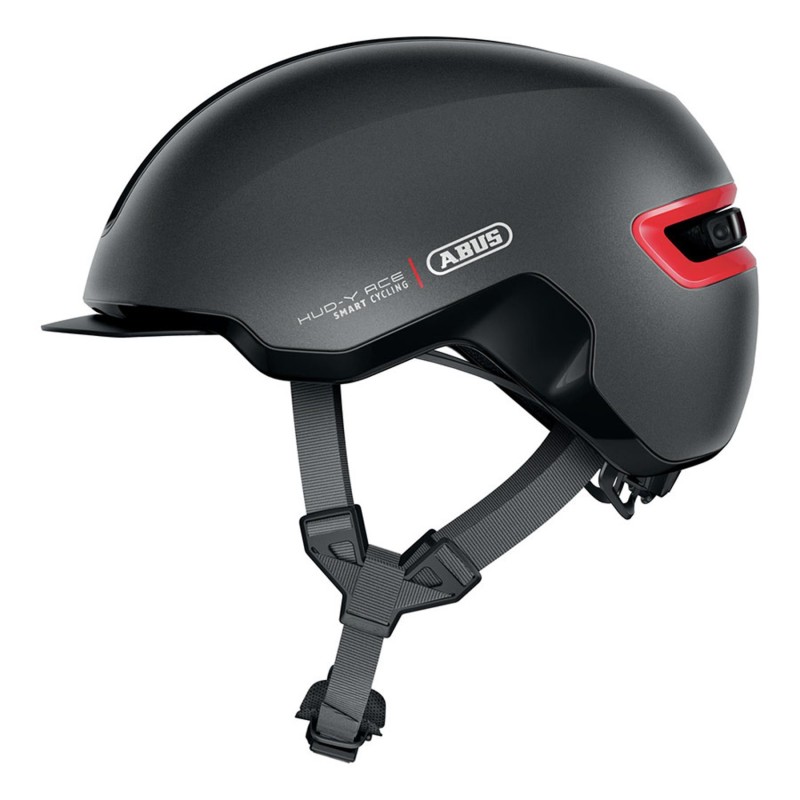 Casco Abus Hud-Y Ace Titanio: Ligero y Seguro - ¡Compra Ya!