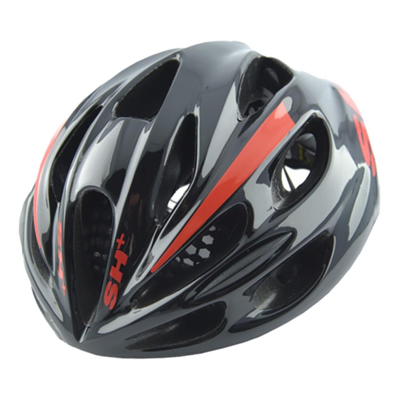 Casco SH+ Shake Jump Negro Rojo: Ligero y Seguro, ¡Compra Ahora!
