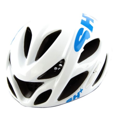 Casco SH+ Shirocco Blanco Azul: Ligero y Seguro - ¡Compra Ya!