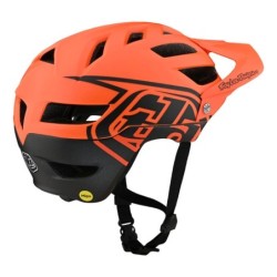 Compra Casco Troy Lee A1 Negro Anaranjado - Estilo y Seguridad