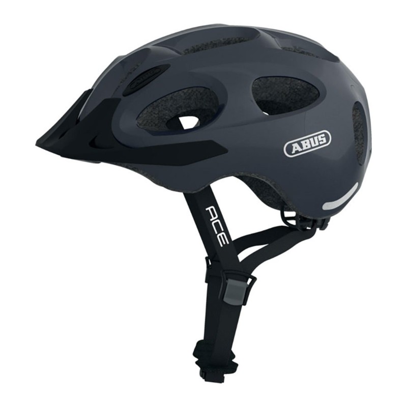Casco Abus Youn-I Ace Negro Azulado: Estilo y Seguridad - ¡Compra Ahora!