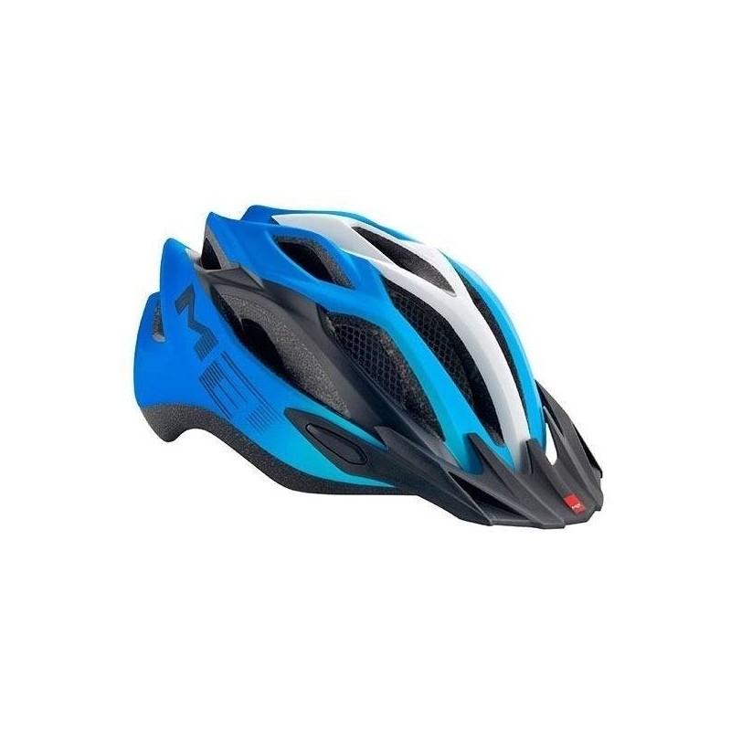 Casco Met Crossover Cyan: Seguridad y Estilo, ¡Compra Ya!
