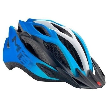 Casco Met Crossover Cyan: Seguridad y Estilo, ¡Compra Ya!