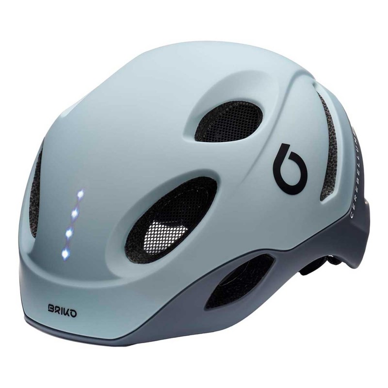 Compra Casco Briko E-One LED Gris Claro: Seguridad y Estilo