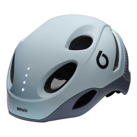 Compra Casco Briko E-One LED Gris Claro: Seguridad y Estilo
