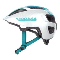 Casco Scott Spunto Junior Blanco Azul: Seguridad y Estilo ¡Compra Ya!