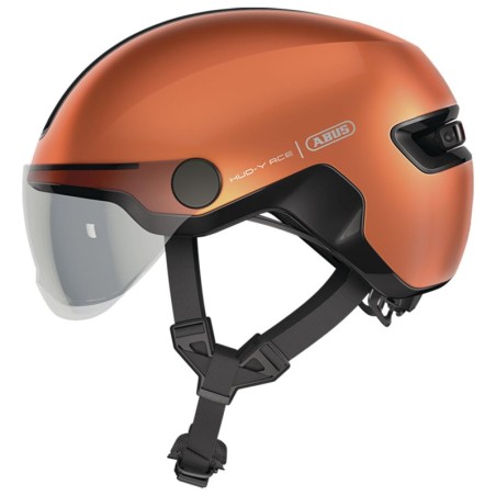 Casco Abus Hud-Y Ace Naranja Oscuro: Seguridad y Estilo ¡Compra Ya!