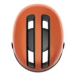 Casco Abus Hud-Y Ace Naranja Oscuro: Seguridad y Estilo ¡Compra Ya!