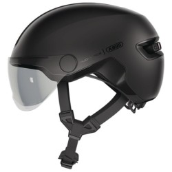 Casco Abus Hud-Y Ace Negro Oscuro: Seguridad y Estilo ¡Compra Ya!